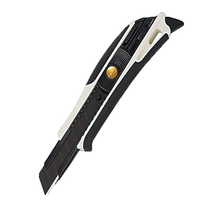 Model大号18mm宽美工刀裁纸刀推扭自动锁定K-600带2片刀片