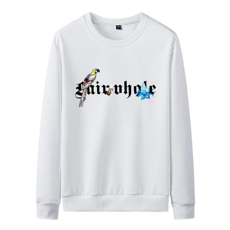 俞兆林(YUZHAOLIN)卫衣男圆领春秋休闲字母印花潮流学生男士套头时尚外套男