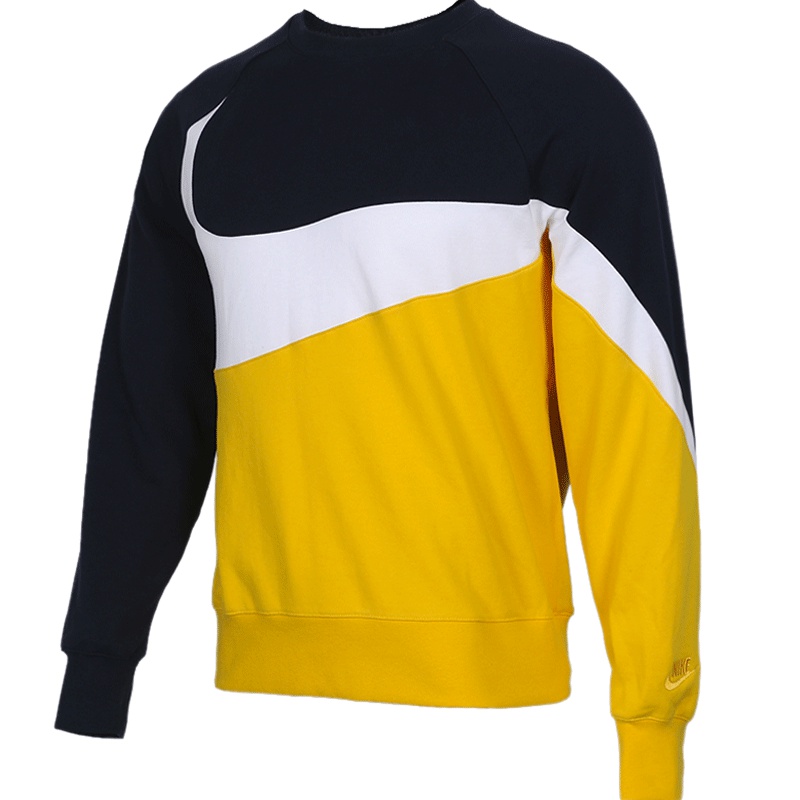 耐克Nike2019男子针织套头衫大logo圆领休闲运动卫衣AR3089-012