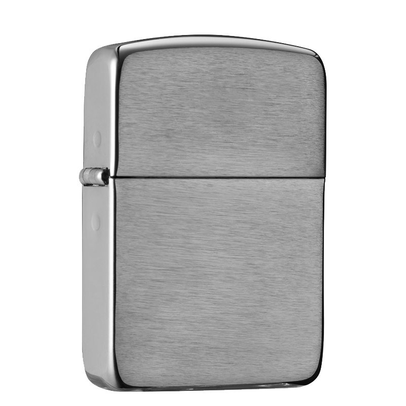 美国ZIPPO打火机 芝宝 1941复刻 拉丝镀铬1941