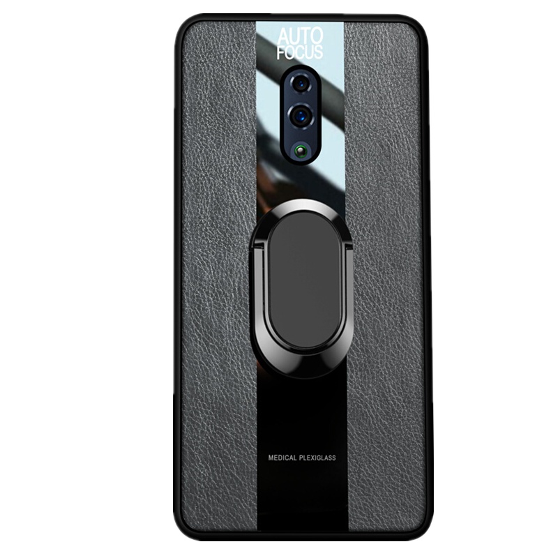 高铭宣 一加7pro手机壳1+7pro皮套oneplus7pro车载磁吸支架男女款玻璃硅胶全包防摔七布纹皮质高铭宣其他