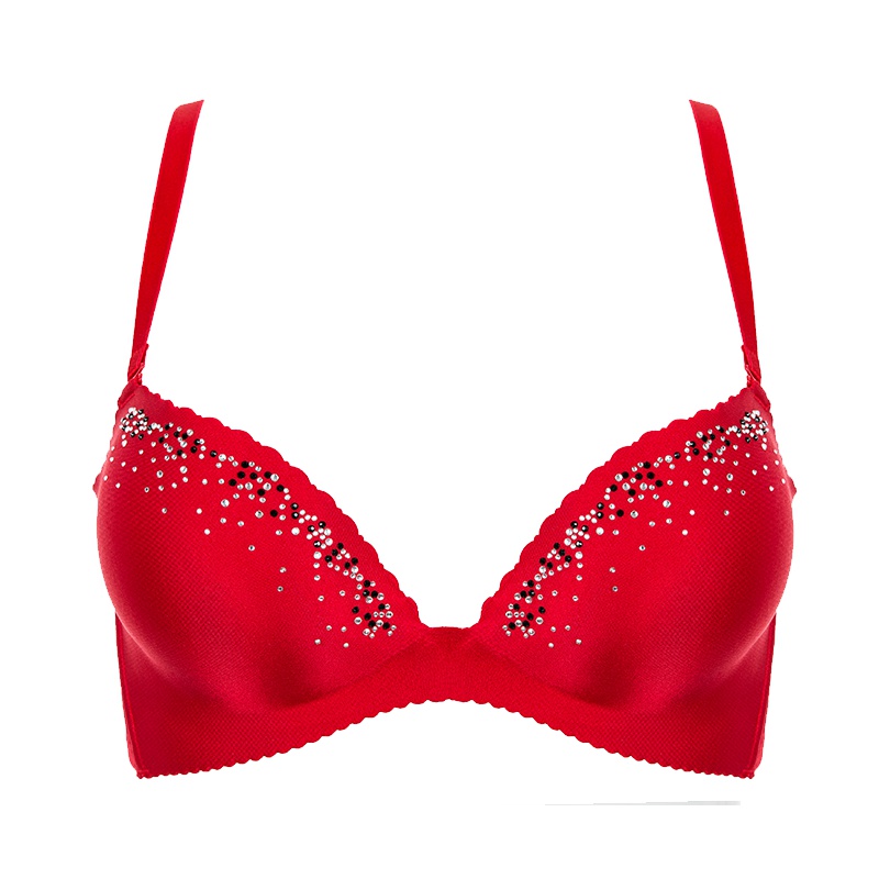 古今正品3/4光面上薄下厚杯一片式聚拢文胸0D890