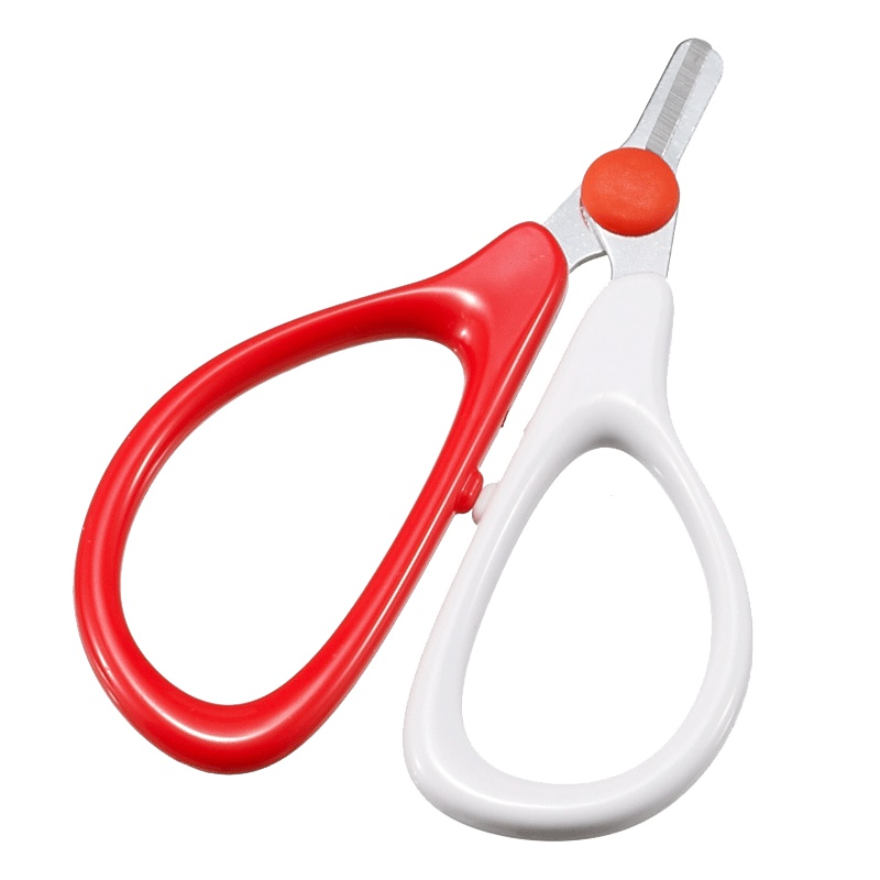 清仓款日康(rikang)宝宝专用剪刀 RK-3667 防夹肉安全剪刀