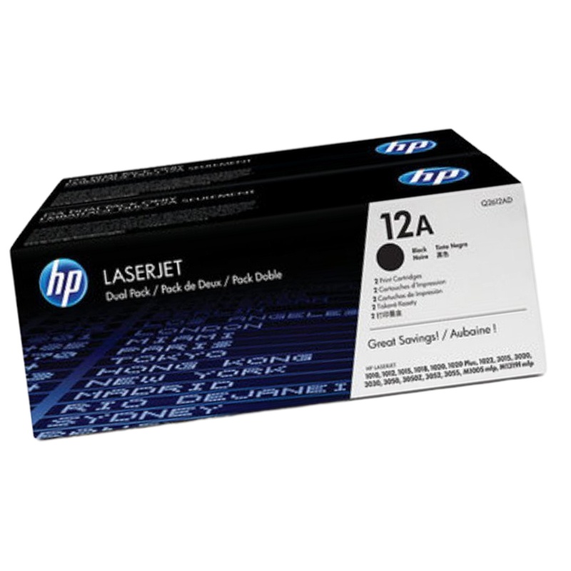 惠普(HP)Q2612A 双包硒鼓 适用于1020 1020Plus M1005 M1319f