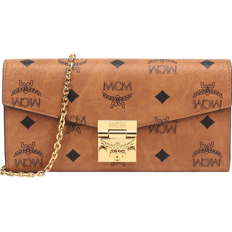 MCM 女士 涂层帆布单肩斜挎包手拿包钱包 MYLAAPA02