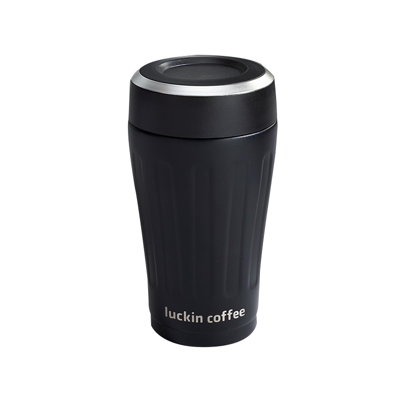 瑞幸咖啡(luckin coffee)雅黑随行保温杯便携密封不锈钢水杯