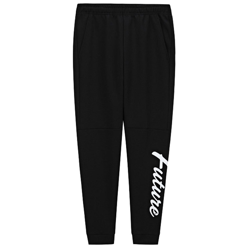 361度男裤2019秋季新款休闲棉涤收口运动裤针织长裤551939752