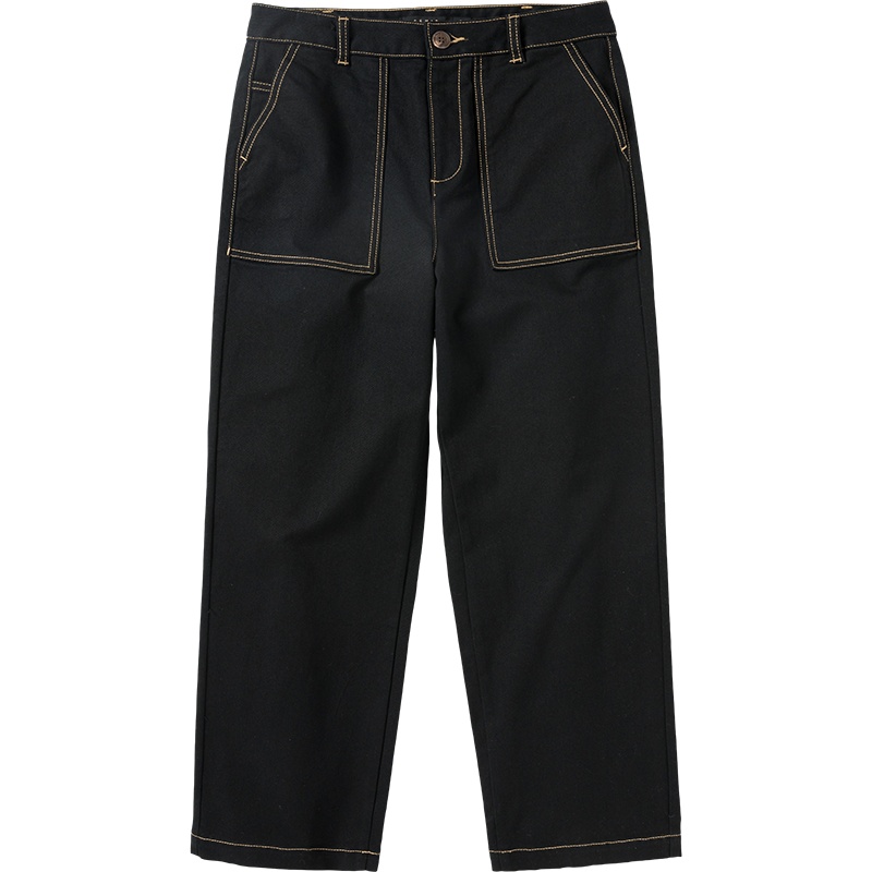 Semir森马休闲长裤女2019秋季新款宽松显瘦阔腿裤复古学生怪味少女学生