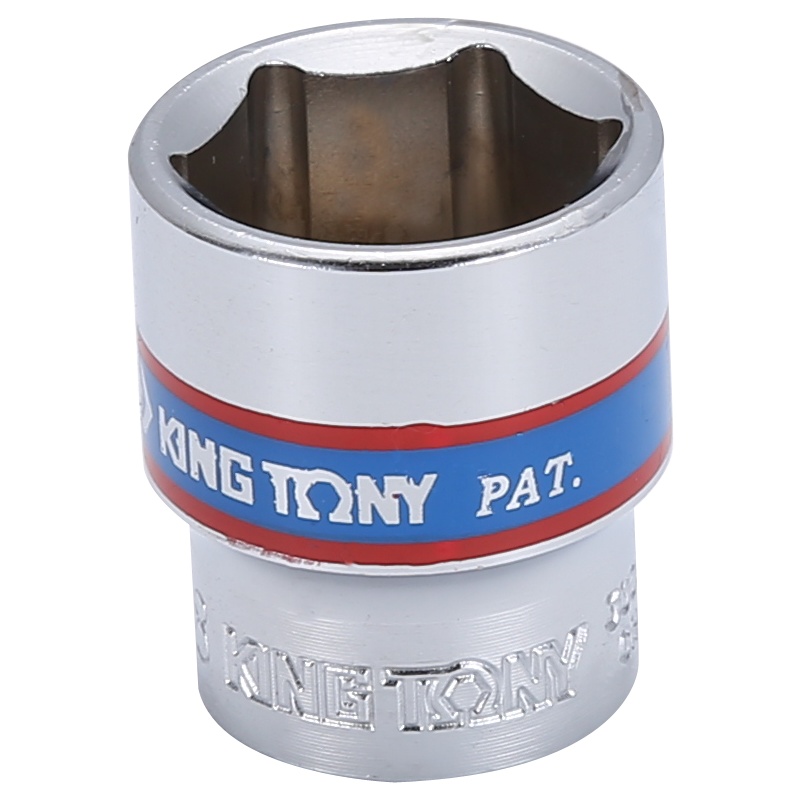 藍帶 3/8"DR.手动标准六角套筒 333518M