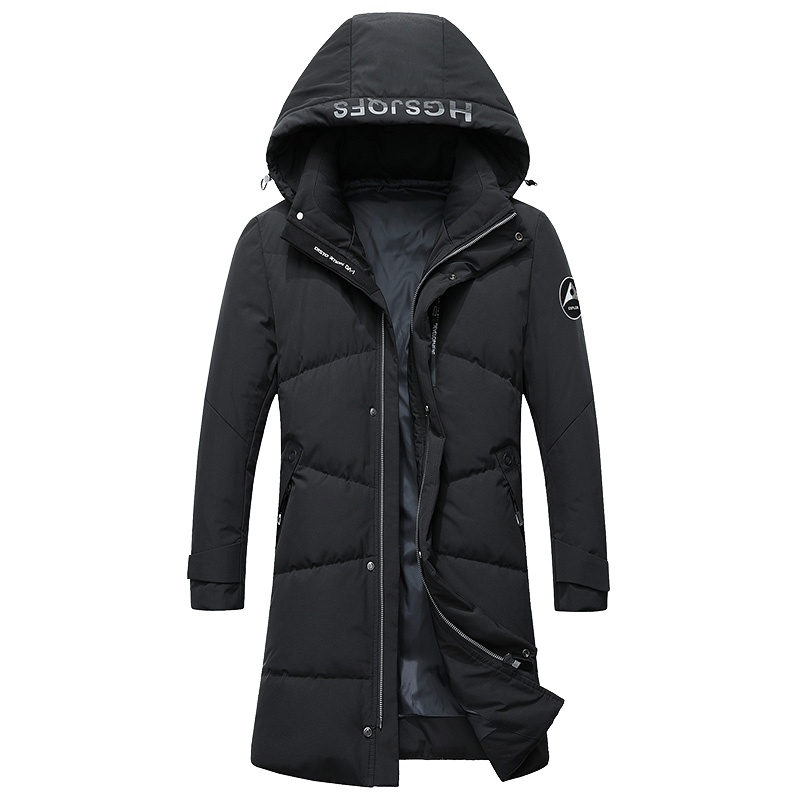 鸭鸭/YAYA 新款商务休闲羽绒服男中长款冬季保暖外套