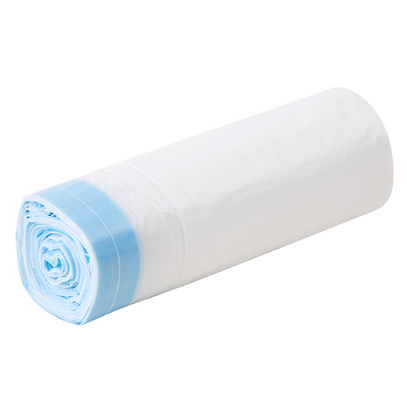 苏宁极物 PE环保抽绳式垃圾袋(1只装)家用垃圾袋自动收口抽绳加厚厨房手提式提绳小号中号塑料袋