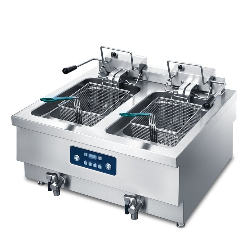 德玛仕(DEMASHI) 电炸炉商用 台式 双缸 NTT10-2E