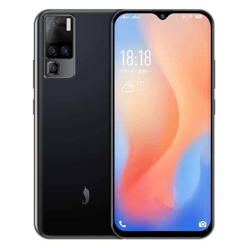 小辣椒 9A 8GB+128GB 幻夜黑 3900mAh大电池 后置单摄 6.5英寸水滴屏 微信8开 全网通4G 双卡双待