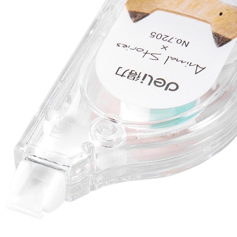 得力(deli)71462涂改液小清新修正带涂改带多功能可爱创意改正带学生专用大容量可换替芯[1主体+2替芯] 蓝色