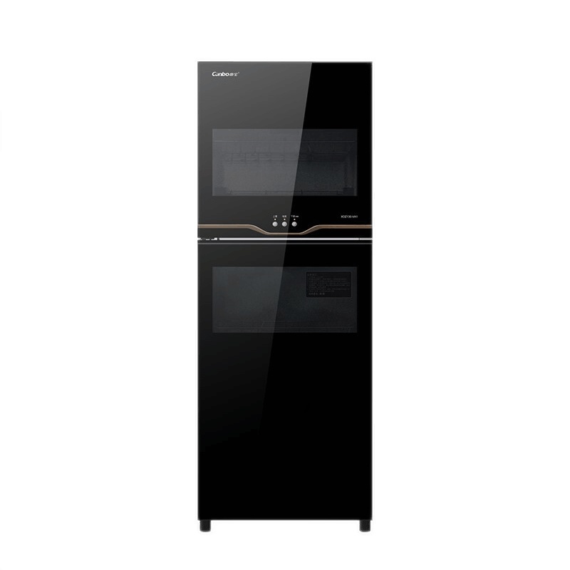 康宝(Canbo) XDZ130-VA1 消毒柜家用 新款立式 双门双层 厨房小型碗筷柜 二星级高温分层控制 大容量商用
