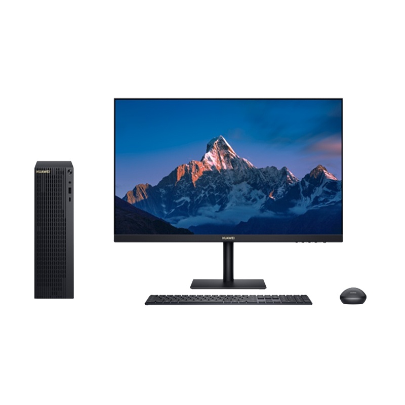 华为HUAWEI MateStation B515 AMDR5-4600G 8GB 1TB 集显23.8寸 W10专 黑