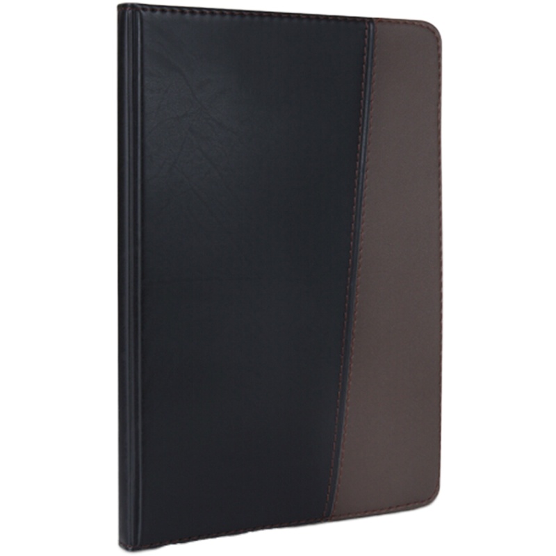 得力(deli) 7911 25K 120张 时尚撞色商务皮面本 会议记事本笔记本子