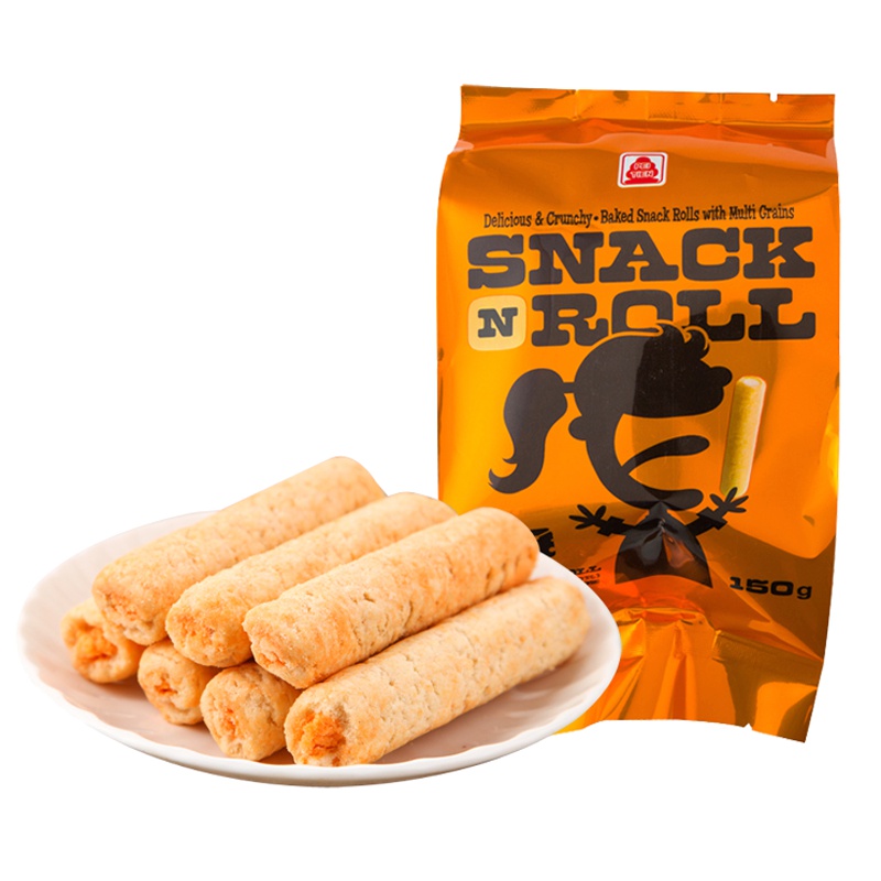 中国台湾 北田史纳克N卷(芝士味)150g 米卷米果休闲外带零食