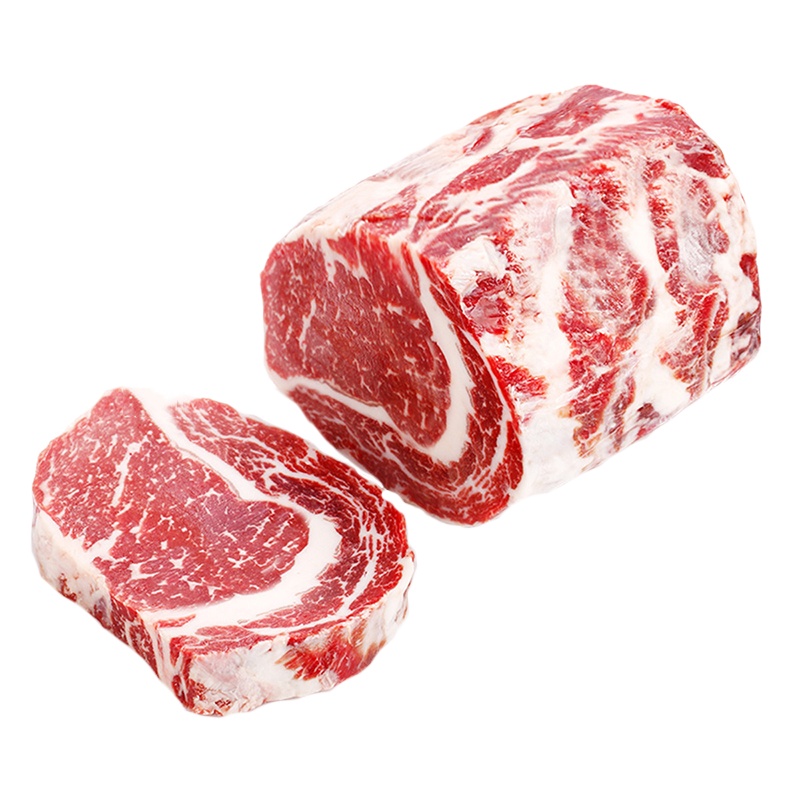 暖男厨房 眼肉牛排谷饲m3雪花牛扒300g*4片