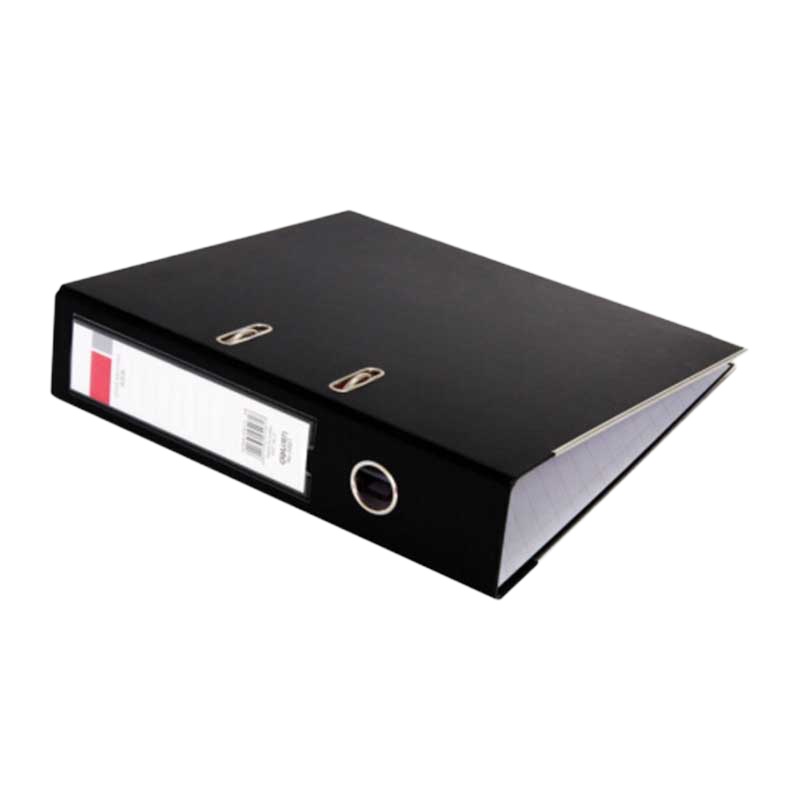 得力(deli) 5481 A4/3英寸PVC快劳夹 黑色文件夹