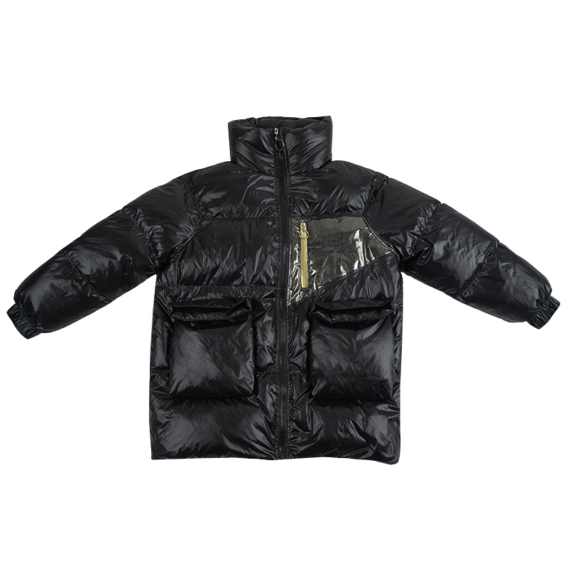 马克华菲女装2019冬季新款女款立领鸭绒羽绒服短款 韩版宽松