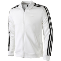 adidas阿迪达斯女子夹克外套休闲运动服CW2294 L CW2294白+黑