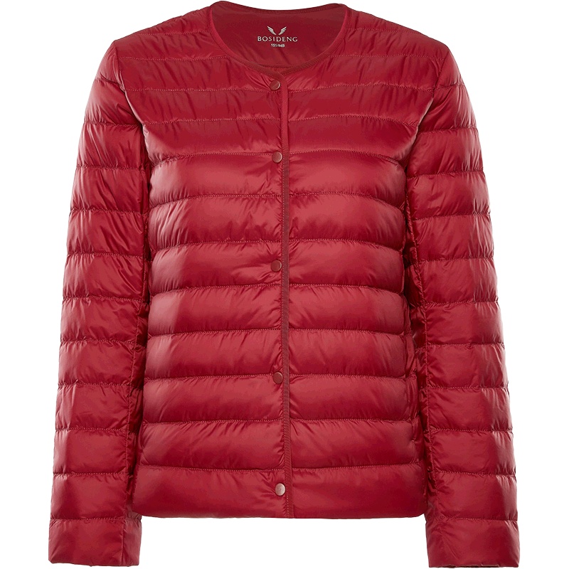 波司登秋冬加肥加大内胆中老年大码羽绒服宽松保暖女士短款内恤