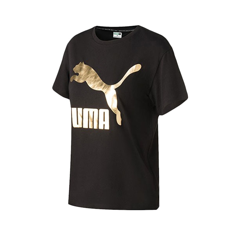 彪马 PUMA Classics Logo Tee 女子2020新款运动服休闲圆领短袖T恤 53000561