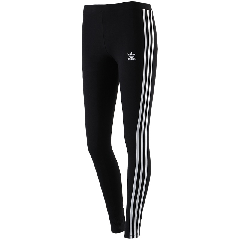 adidas阿迪达斯三叶草女子运动长裤修身休闲运动服CE2441 30 黑色