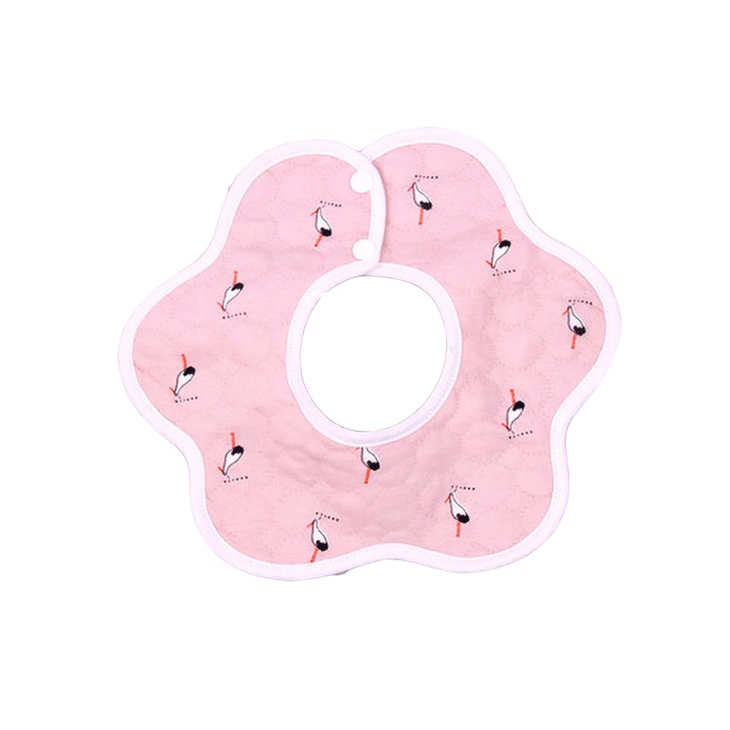 [5条装]宝宝围嘴婴儿围兜儿童口水巾秋冬旋转喂饭围兜简约小清新孕婴童口水巾