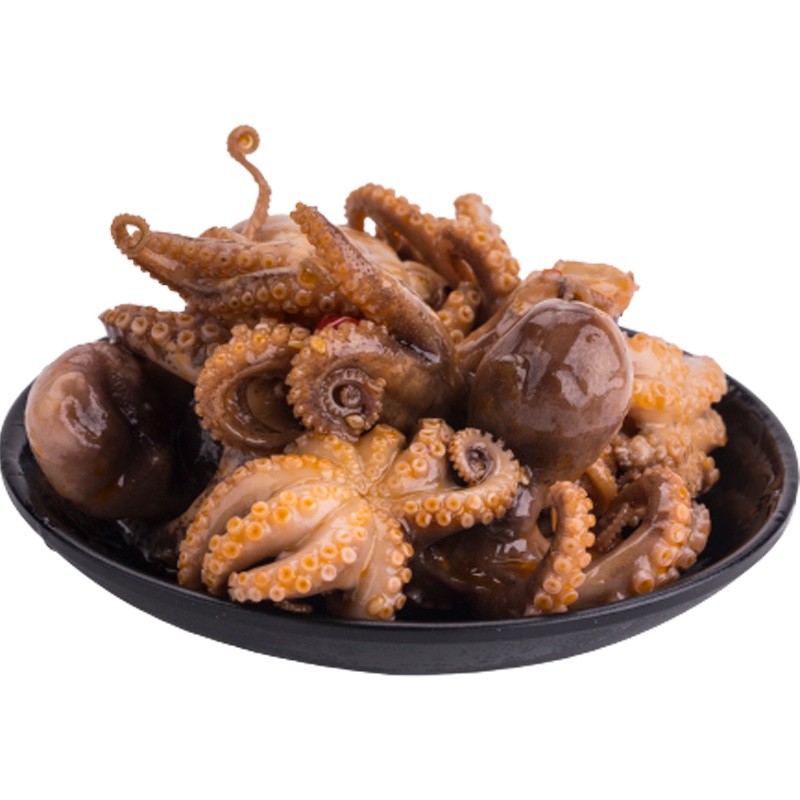 威海麻辣小海鲜 麻辣八爪鱼240克*4罐