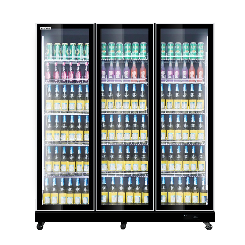 澳柯玛(AUCMA) 展示柜LSC-1028LW 1000升啤酒柜冷藏展示柜冰柜保鲜饮料柜啤酒柜循环风机制冷