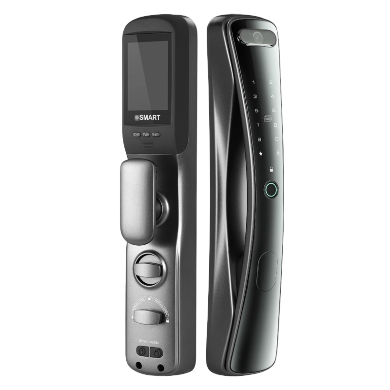 以方科技 2020新款小蛮腰全自动密码锁指纹锁抓拍智能锁CARD感应锁磁卡锁N3小蛮腰