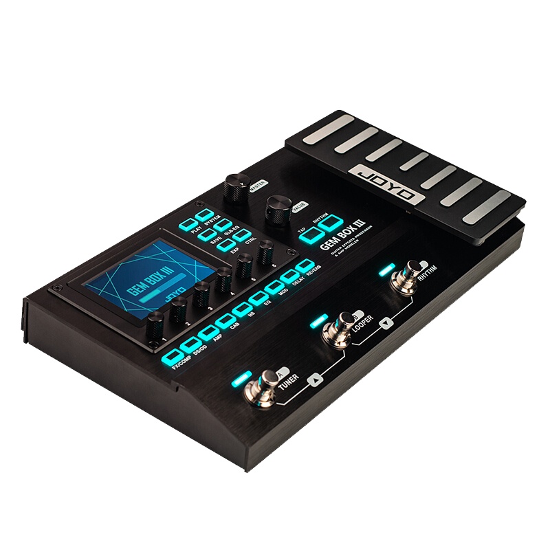 卓乐(JOYO)GEM BOX II2/3代电吉他综合效果器多功能混响 带表情踏板 GEM BOX三代综合效果器