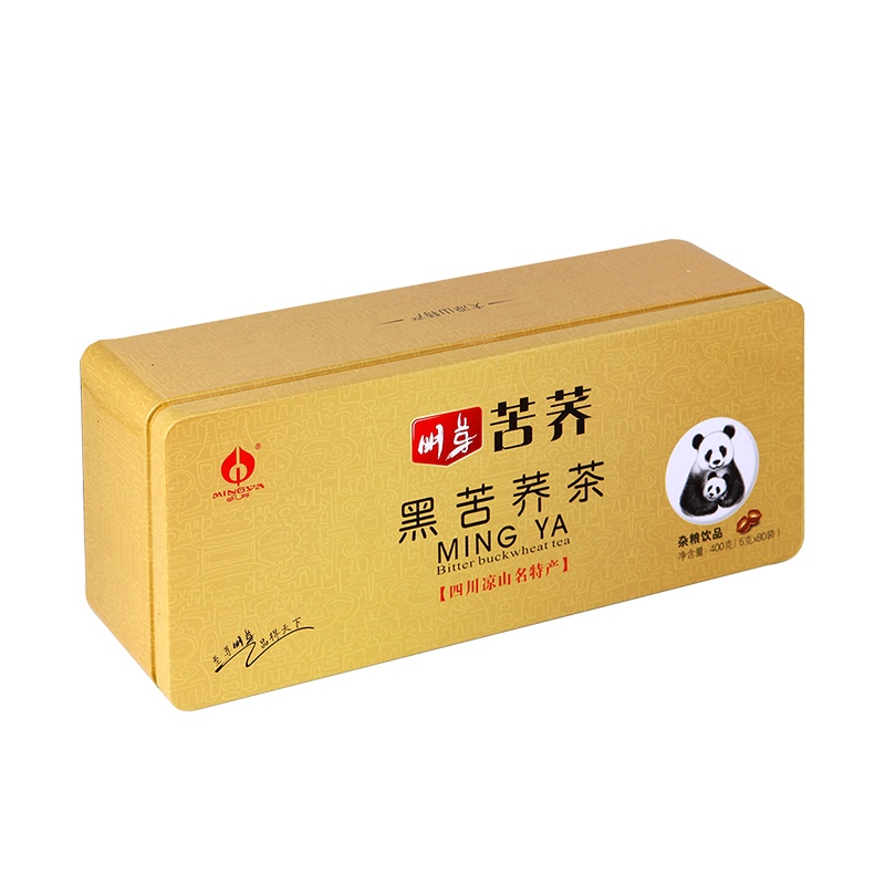 明芽苦荞茶四川大凉山特产全株苦荞麦礼盒花草茶花茶400g