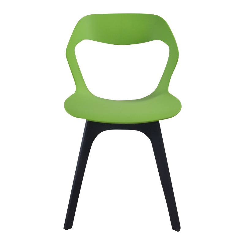 质凡时尚简约塑料餐椅网红西餐咖啡厅椅家用经济型加厚凳子带靠背