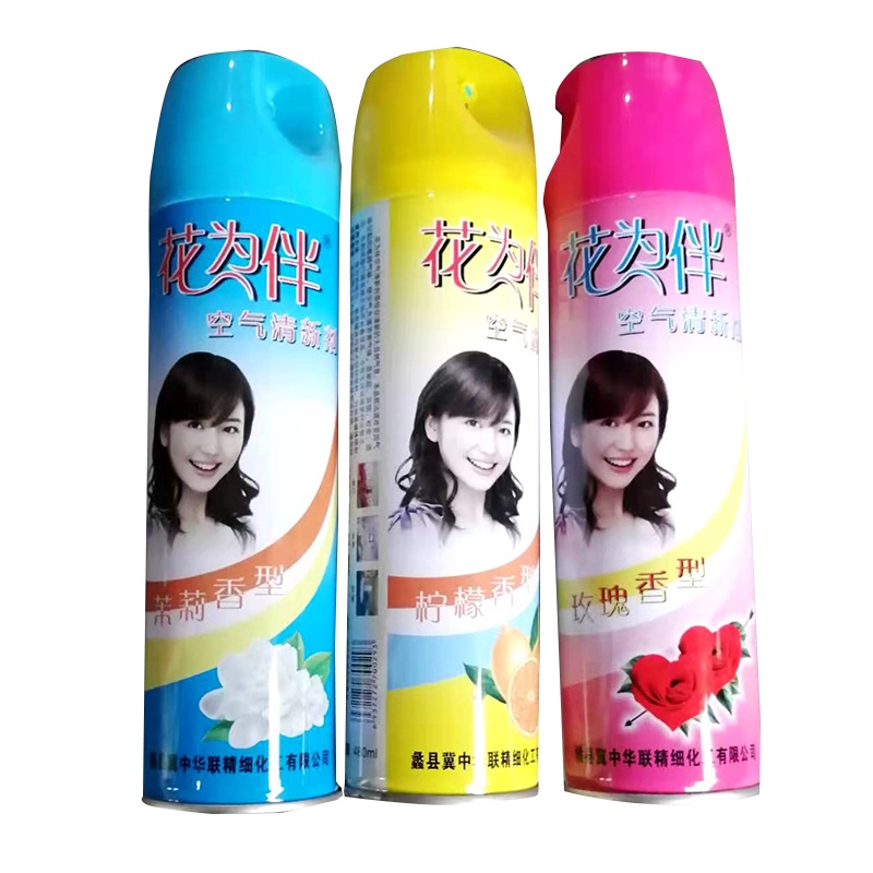 花 为 伴 空 气清 新 剂 柠 檬/茉 莉/玫 瑰香 型 400ml