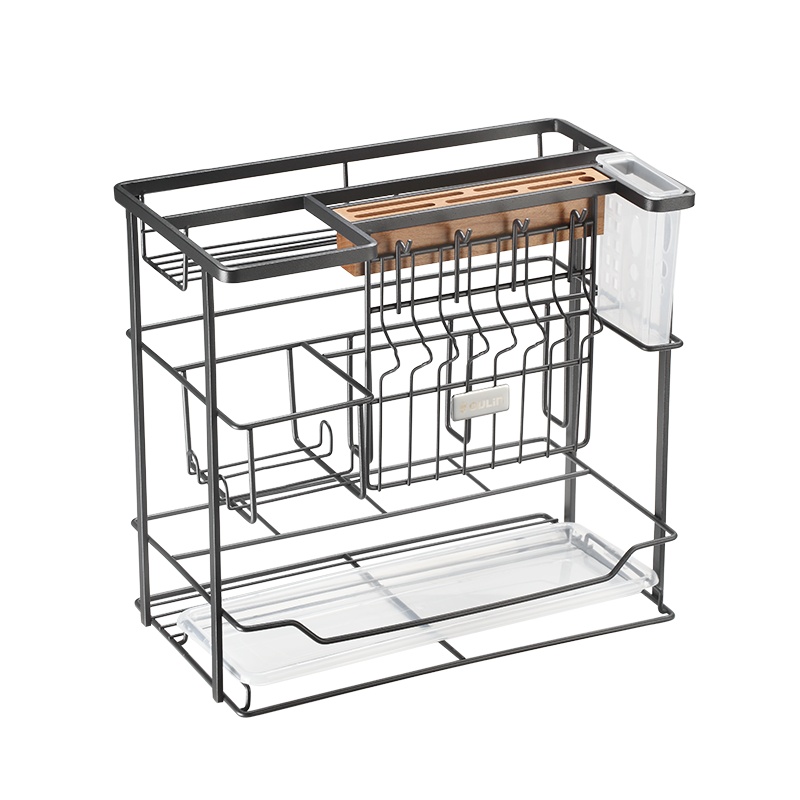 欧琳(OULIN)魔立方 新概念304不锈钢抽屉式调味篮碗篮 调味拉篮阻尼轨道厨房橱柜碗架 304不锈钢调味篮电镀
