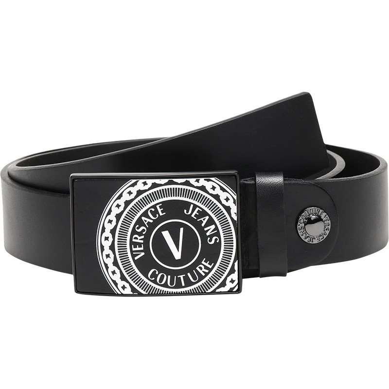 VERSACE JEANS COUTURE 范思哲 男士 皮革板扣式皮带腰带 D8YWAF26 72006