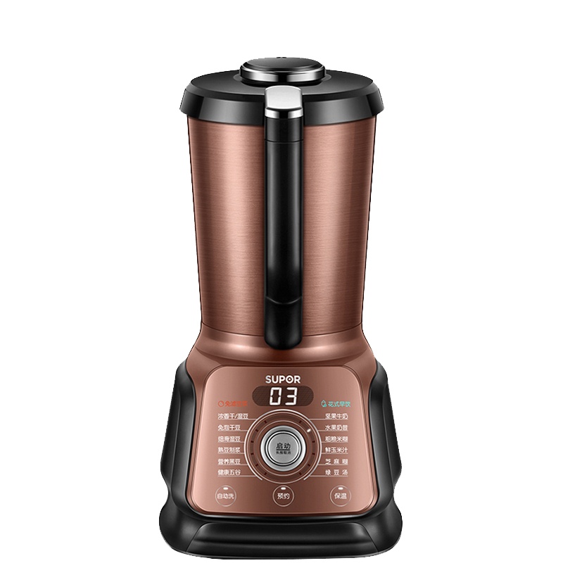 苏泊尔（SUPOR）真磨醇浆机DJ12B-M06家用多功能豆浆机 自动清洗 免过滤 密闭熬煮