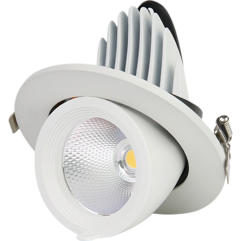 高显色服装店cob象鼻灯嵌入式led射灯超亮店铺商用筒灯聚光天花灯