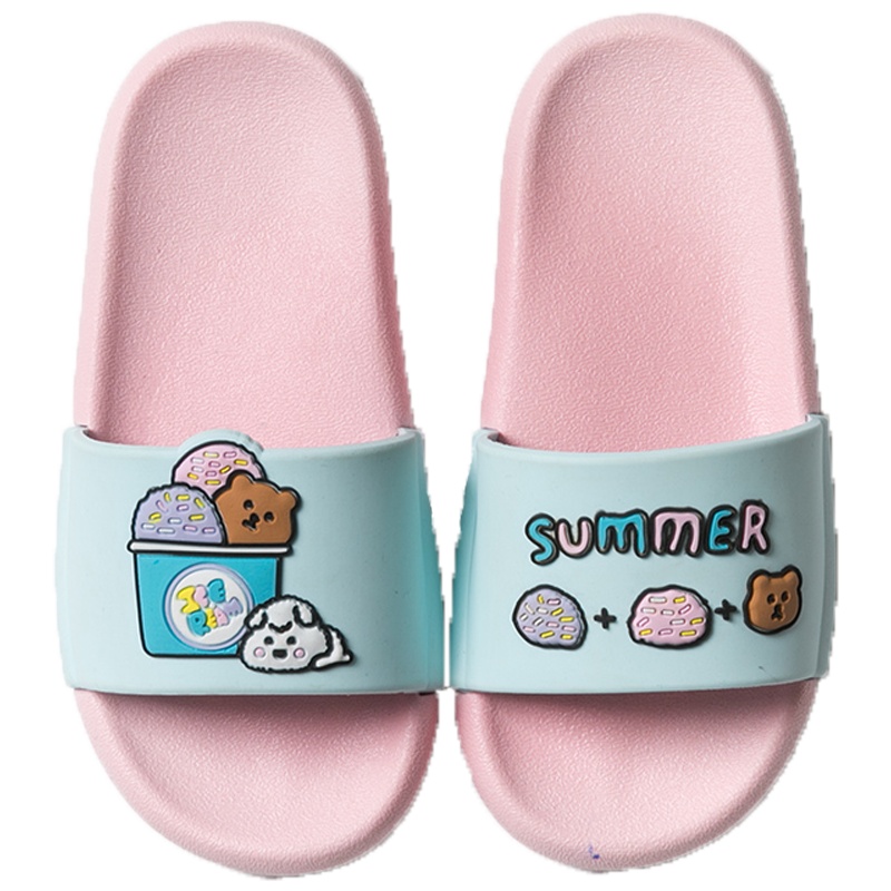 男士拖鞋夏季新款外穿凉拖卡通亲子防滑不臭脚情侣一对居家室内木地板耐脏易清洗