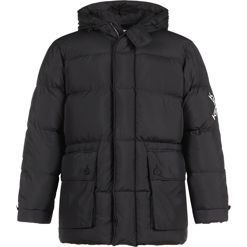 KENZO 高田贤三 男士 聚酯纤维Little X派克连帽鸭绒羽绒服 FA6 5OU529 1NO