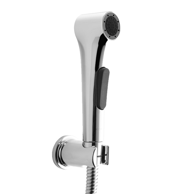 科勒马桶喷枪水龙头妇洗器冲洗器97258T厕所卫生间水枪喷头冲水器(依莱厨卫清洁喷枪送免钉支架+三通+角阀)