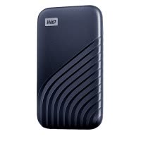 西部数据(WD) My Passport随行SSD版 NVMe技术 硬件加密Type-C固态移动硬盘 1T 宇宙蓝