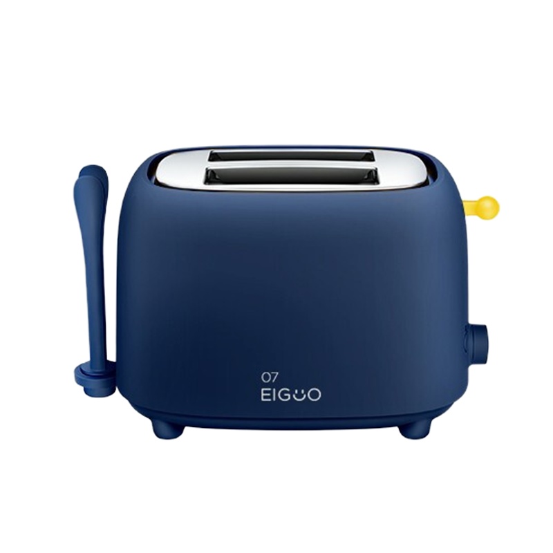 美的(midea)多士炉烤面包片机全自动家用小型吐司机不锈钢2片早餐机神器三明治机RP2L18W1A 7档烘烤