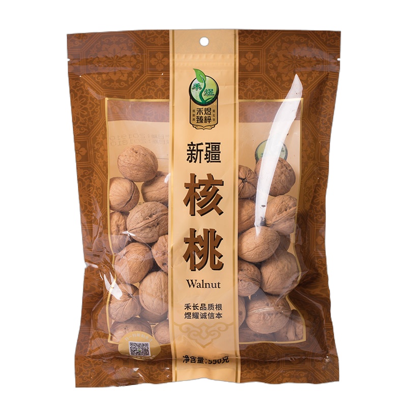 禾煜 纸皮核桃 550g 每日坚果 新疆核桃 休闲食品 零食