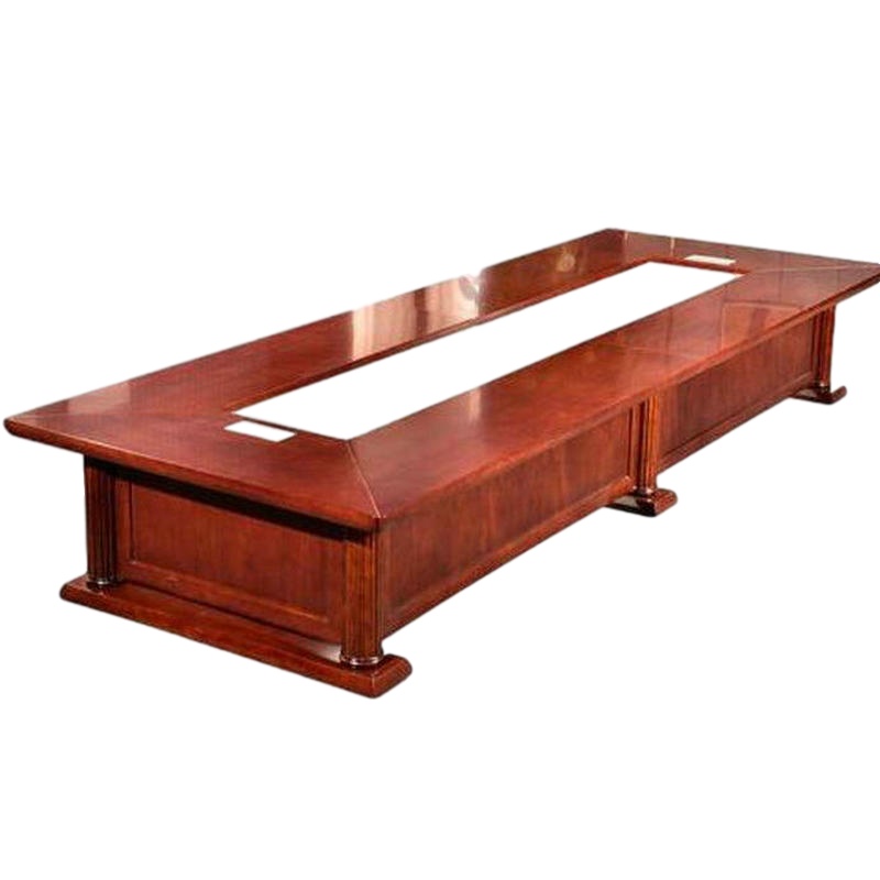 逐鹿中原办公桌培训桌洽谈桌椅YX-600油漆会议桌 8*3.1米会议桌