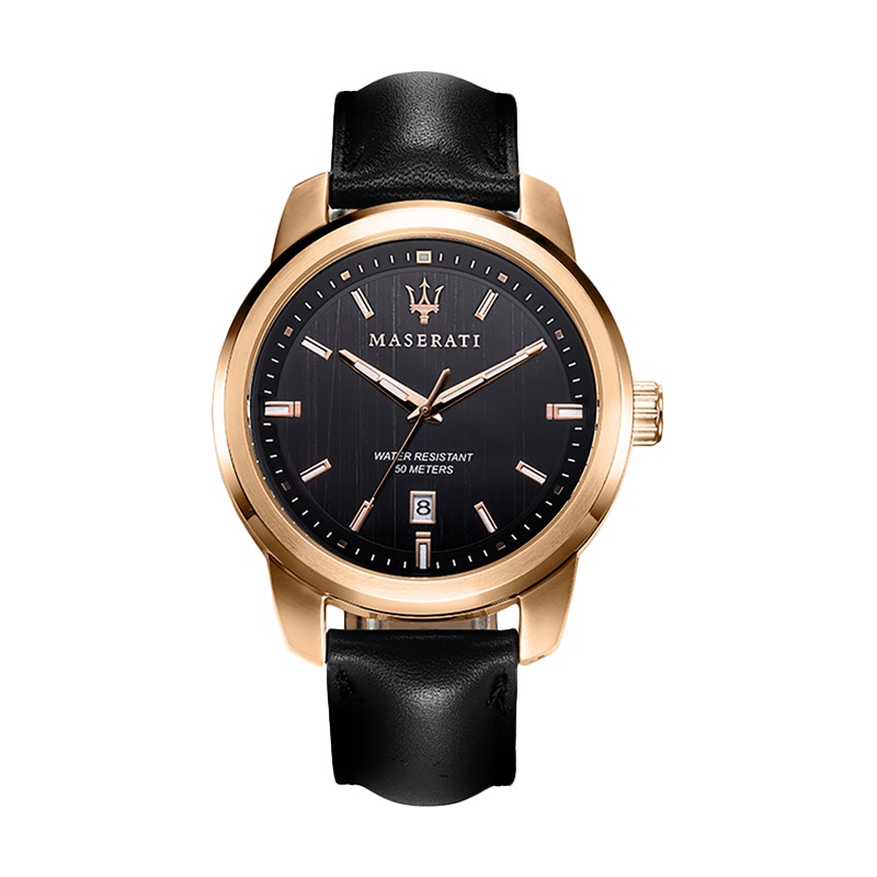 玛莎拉蒂手表 抖音网红同款 绅士时尚石英男表日历腕表 R8851121011