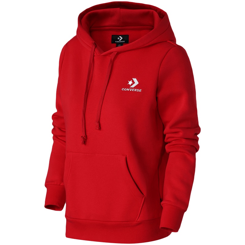 CONVERSE匡威女装卫衣连帽星箭宽松运动上衣10008819 L 10008819-A01黑色